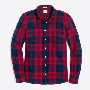 J Crew NWT Double Faced Washed Shirt - XXS